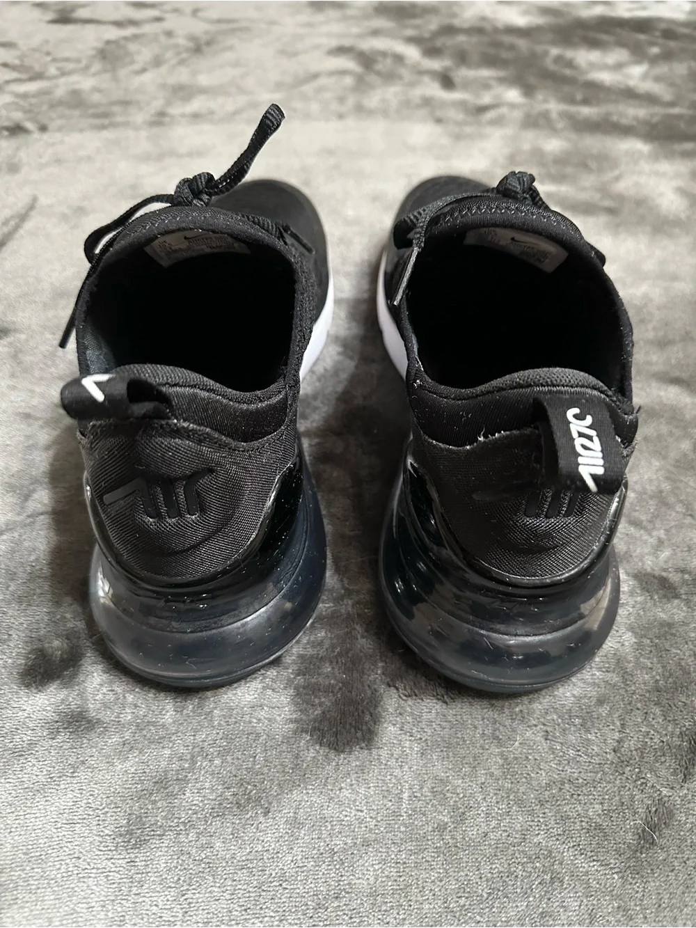 Nike Black & White Air Max 270 Athletic Sneakers